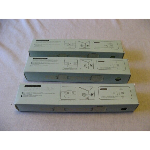 R&L Jr Child Proofing Adjustable Safety Locks 3 Boxes & 9 Total Locks ALL NEW - Picture 3 of 5